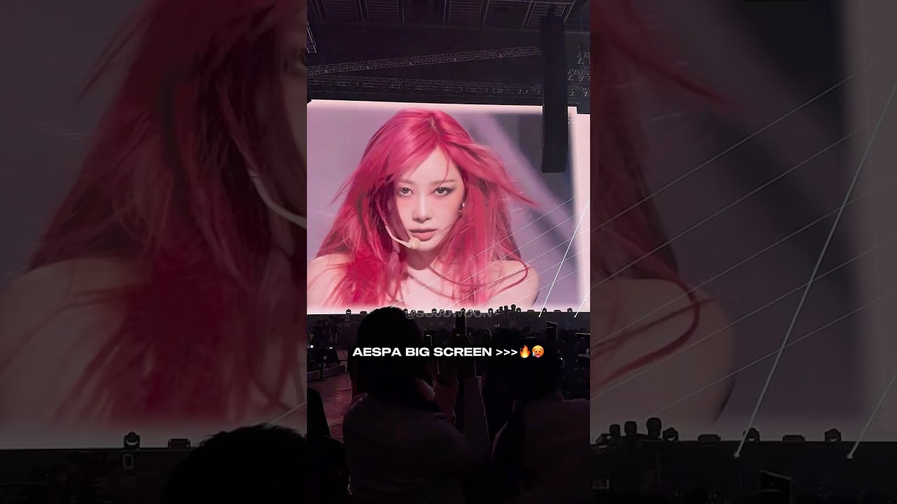 aespa’s Concert BIG SCREEN HITS Different 