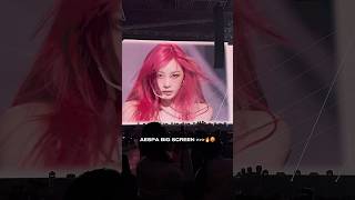 Aespas Concert Big Screen Hits Different