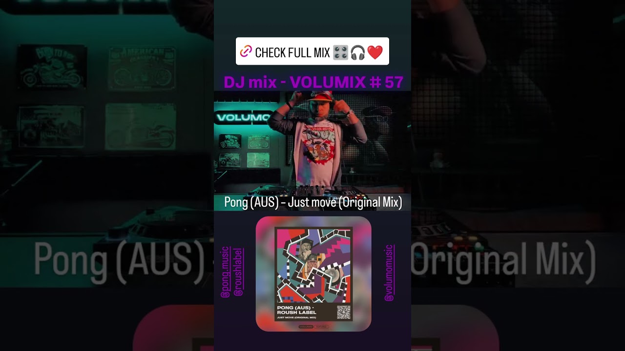 Watch Pong (AUS) – Just move (Original Mix) | VOLUMIX #57 on YouTube Watch Pong (AUS) – Just move (Original Mix) | VOLUMIX #57 on YouTube