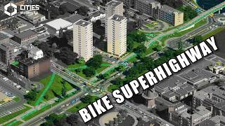 Can Bike Superhighways Fix Terrible Traffic In Vanilla? Cities Skylines 2 Bike Patch