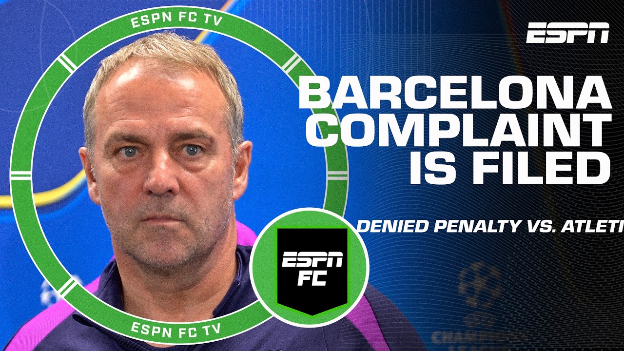 Barcelona file complaint to UEFA after being denied penalty in loss vs. Atletico Madrid | ESPN FC