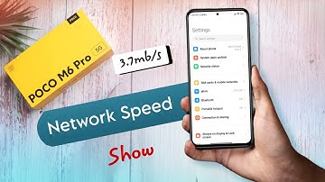 Poco M6 Pro 5g - Enable Network Speed Meter | Poco M6 Pro me Data Speed Show Kaise Kare