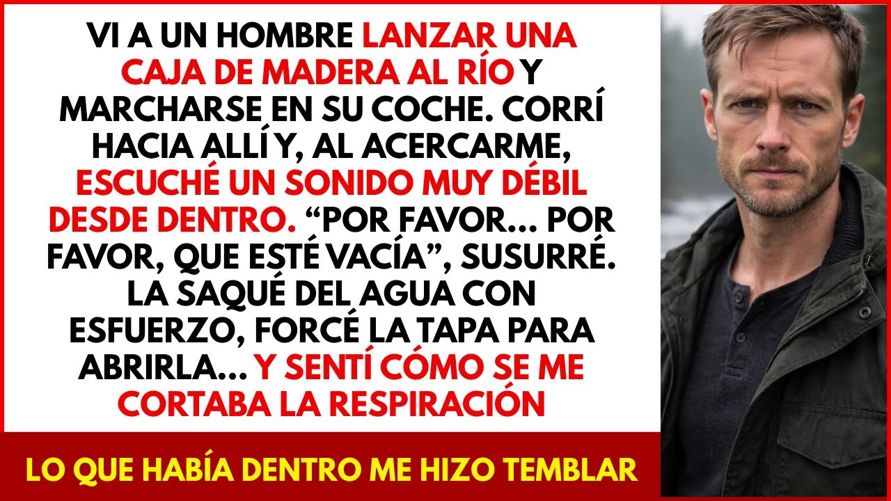 Vi a un hombre tirar una caja al río - lo que saqué me dejó sin aliento…