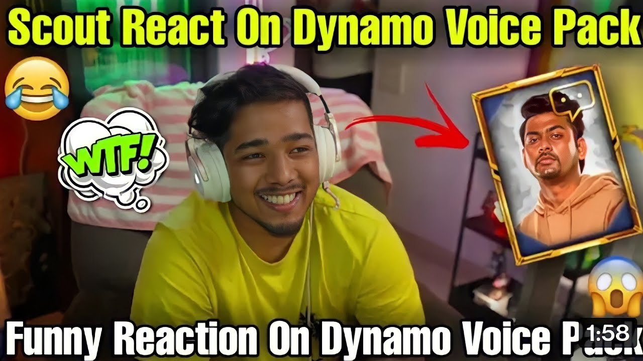 Scout React On Dynamo Voice Pack 😂 | Scout Funny Reaction On Dynamo ...