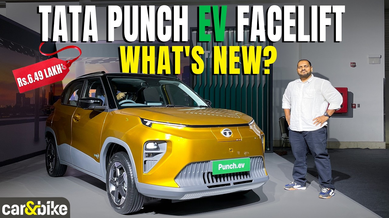Tata Punch EV Facelift Launched At Rs 9.69 Lakh | Bigger Battery, Lifetime Warranty, BaaS, And More