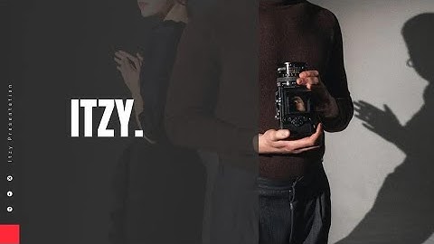 Itzy - Dark Powerpoint Template