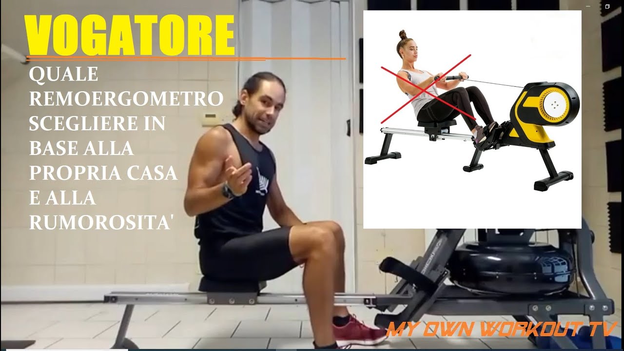 VOGATORE (Remoergometro) - Quale scegliere in base alla propria casa e alla rumorosità 💊