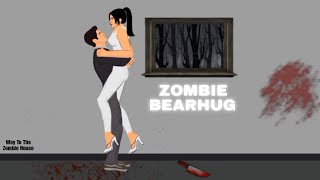 Zombie Bearhug Way To The Zombie House || Girls Bearhug By Boy || 2D Animation || Dc2