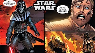 In today's new darth vader issue, we get most of the comic covering
lots dialogue and such, however main part i wanted to cover was wild
dream had as he killed obi-wan on mustafar, ...