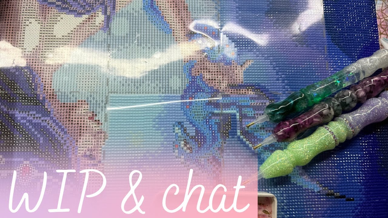 WIP & chat/ my very FIRST WIP & chat! Working on Iridescent, my week & be kind to others!