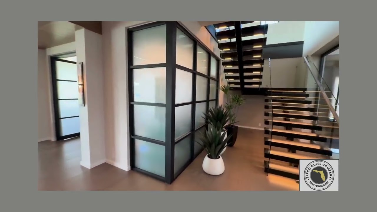 Modern Office Partition by Tafco Glass Company