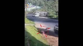 El hombre más afortunado del mundo: Atropellado pero sale ileso