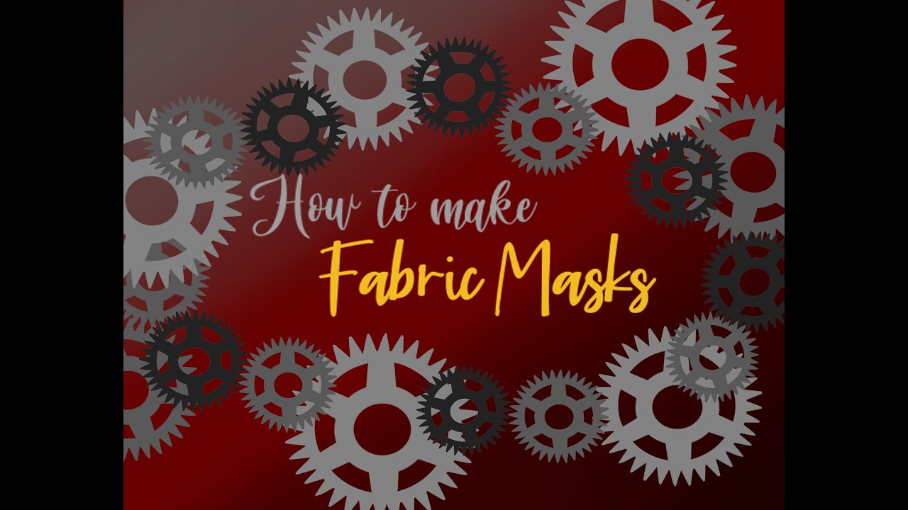 How to Make Fabric Masks (with Filter Pocket) YouTube