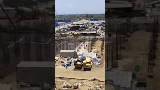 Raft ready for 720 cum concrete casting