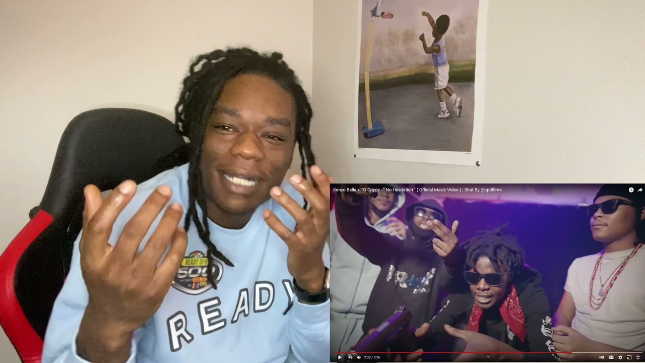 Kenzo Balla x TG Crippy - " No Hesitation " (A1Dotty Reaction)