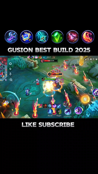Gusion Best Build 2025 #ml #mlbb #mobilelegends #mobilelegendsbangbang #gusion #bestbuild