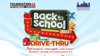 Back to School Drive-Thru 2022