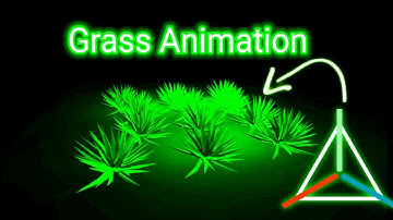 How To Make Grass In Prisma 3d And Give It Animation || #prisma3d @KNStechnology