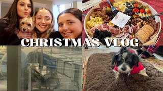 CHRISTMAS VLOG: traveling back to the US &amp; celebrating Christmas with my family! (Vlogmas Day 25)