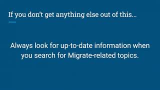 Migrations can be Complicated!