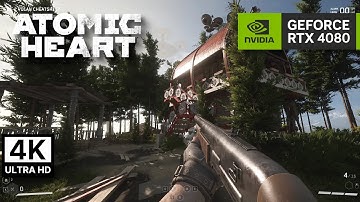 Atomic Heart Ray Tracing | RTX 4080 + i7 14700K | 4K Max Settings DLSS FG