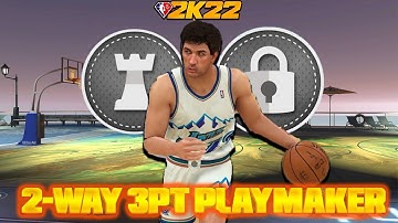 BEST 2-Way 3pt Playmaker Build in NBA 2K22! 99 OVERALL JOHN STOCKTON BUILD! 🔥🤯