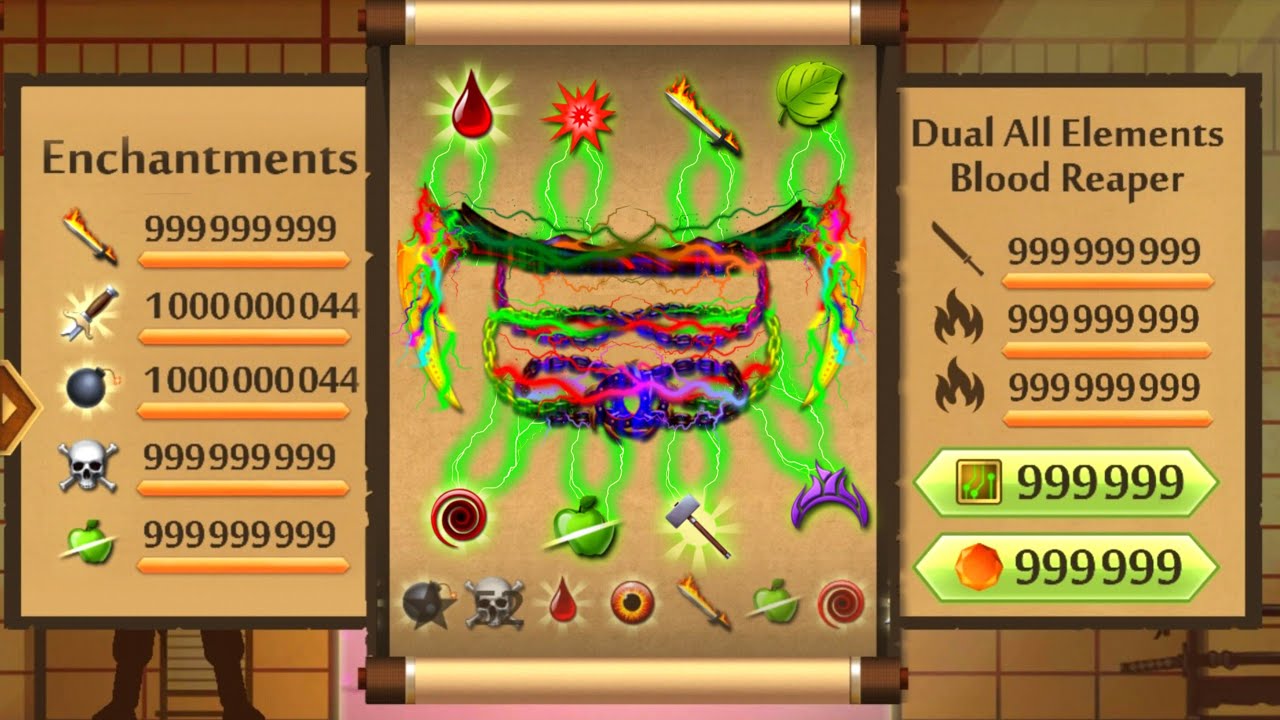 Shadow Fight 2 The Most Powerful Dual All Elements Blood Reaper | Master Gamer