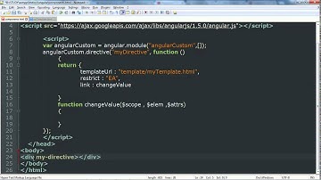 AngularJS tutorial (Chapter 7) Part5 - link property