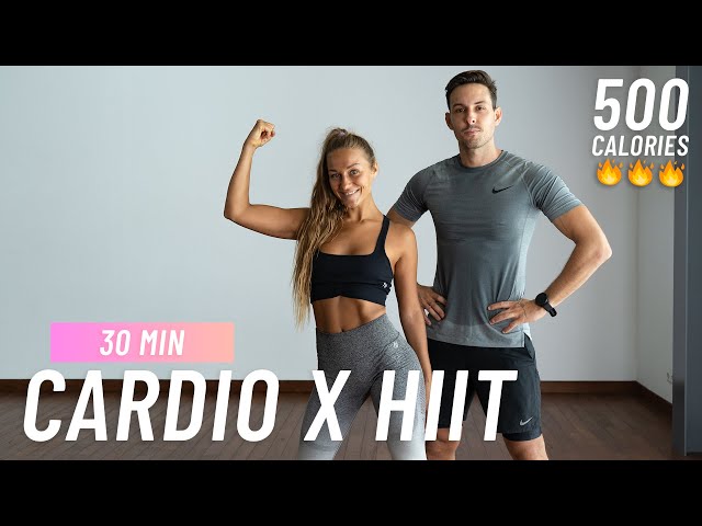 30 MIN CARDIO HIIT Workout - Full Body, No Equipment, No Repeat class=