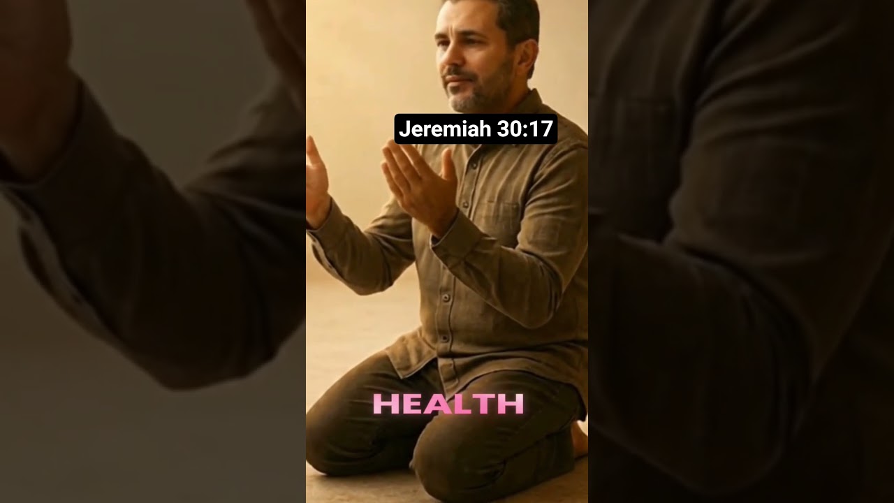 Pray this powerful prayer for Healing, strength & restoration | Jeremiah 