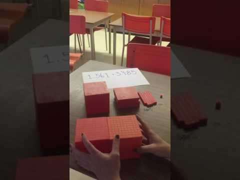 Adding Decimals Using Base Ten Blocks - YouTube