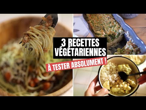 3-recettes-végétariennes-incontournables-!-|-bolognaise-lentilles---cury-chou-fleur---flan-asperges