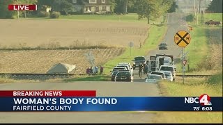 Woman's body found along road in Fairfield County
