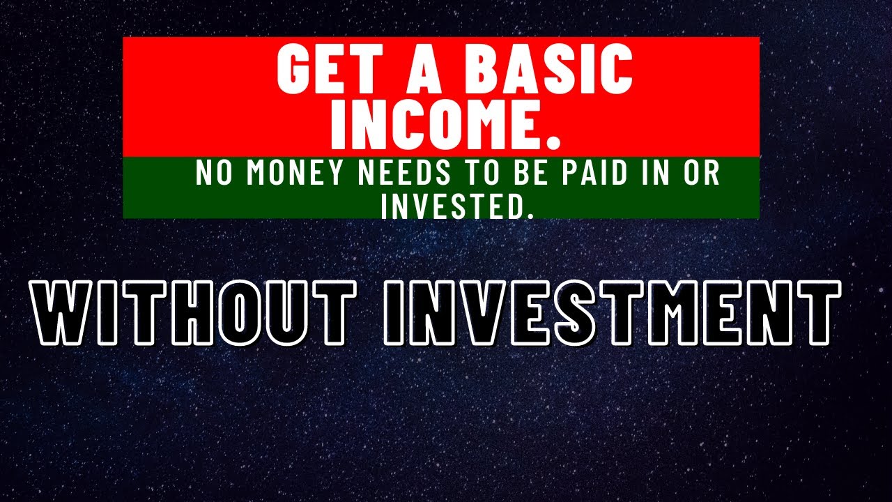 EARN MONEY ONLINE 🤑 | GET A BASIC INCOME 😱