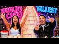 WE MADE THE WORLDS TALLEST CAKE *FUNNY AF*