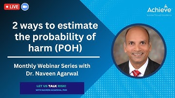 Webinar: 2 ways to estimate the probability of harm