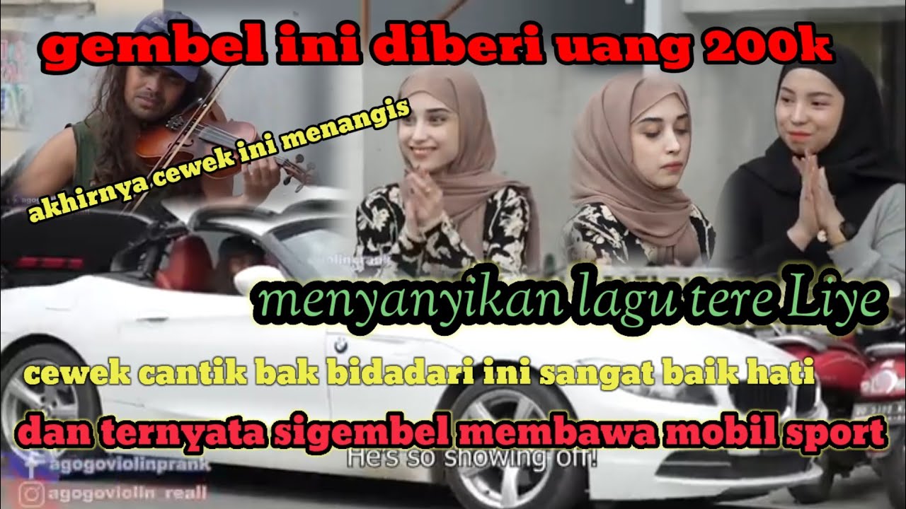 Gembel ini diberi uang 200k, dan teryata bikin mencengangkan, sigembel bawa mobil sport #prank#prank