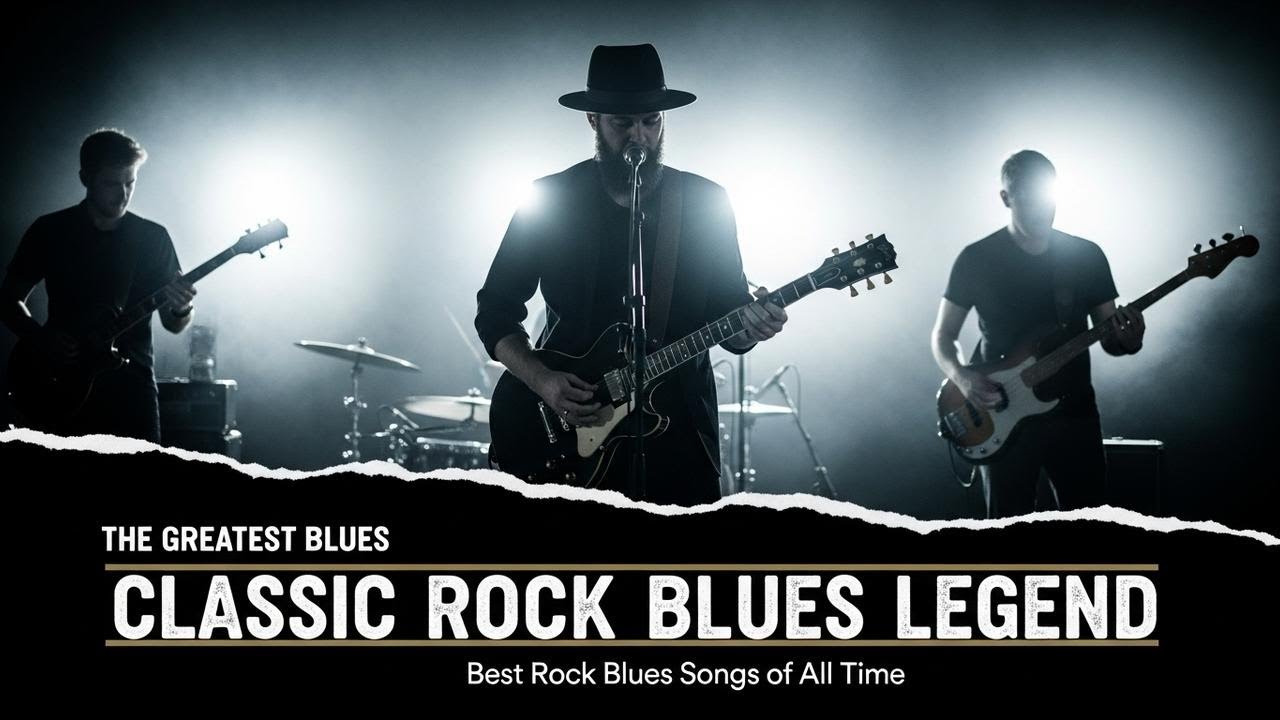 ZZ Top, BB King, Jimi Hendrix, Muddy Waters, Eric Clapton – Classic Rock Blues Legends