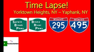 A time lapse of the drive out to Eastern Long Island! (Bronx Parkway & Interstate 495)