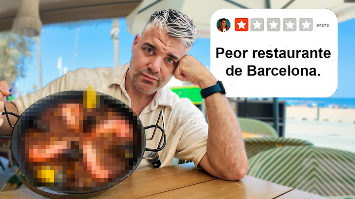 NO VOLVERÉ A COMER en ESTE RESTAURANTE de BARCELONA… *EL PEOR VALORADO a pie de PLAYA*