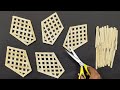 Home Decoration Idea Using Ice Cream Sticks/Best Out Of Waste/Flower Vase DIY Room Decor Craft