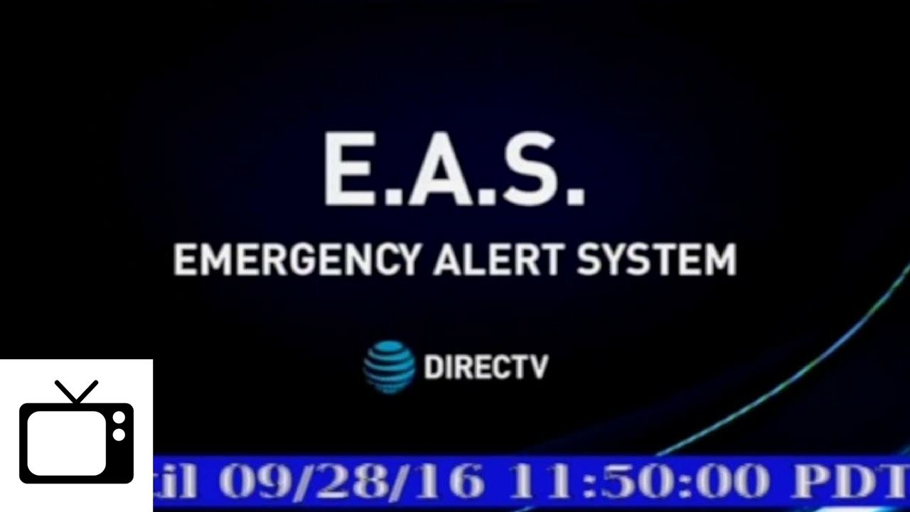 DirecTV Required Monthly EAS Test - 9/26/2017 - YouTube