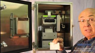 Stainless Steel Enclosures for Espon® EU-T432 Remote Kiosk Printer