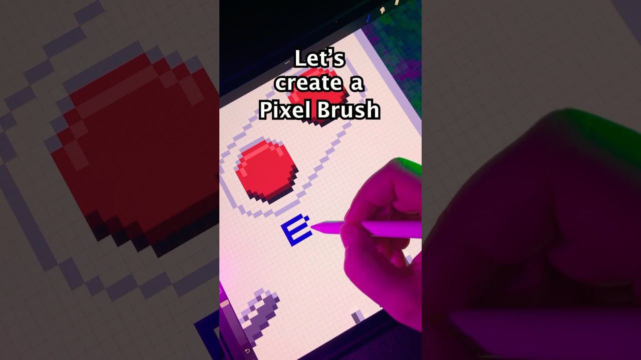 Let’s make a Pixel Brush in Procreate✨👾