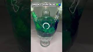 Deep Ocean Colors: Green Meets Dark Blue 🌊💚💙 #shorts#youtubeshorts#satisfying#colormixing#viral