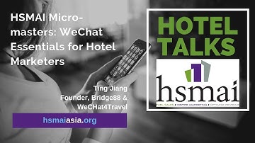 Get started with WeChat. Marketing hotels to the Chinese outbound travellers