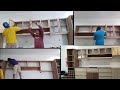 Part 2 Malaking main kitchen cabinet with pantry &amp; wine rack/kitchen cabinet design/cabinet design