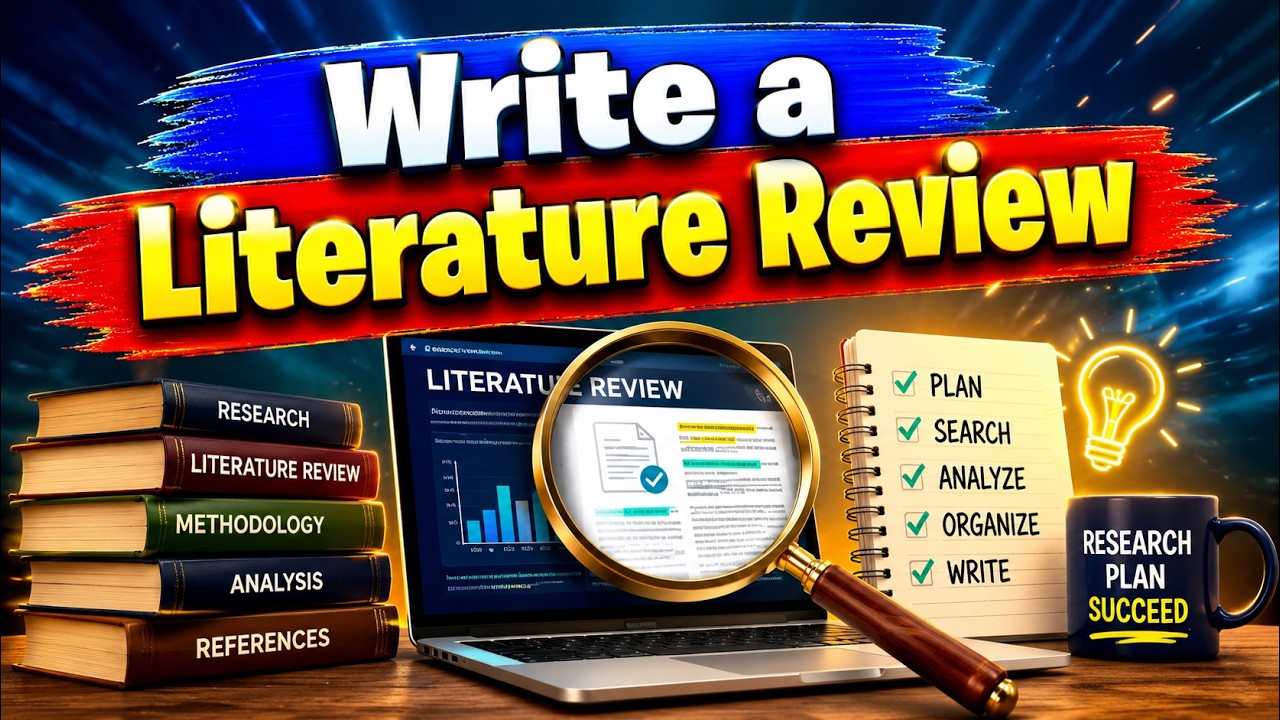 How to Write a Literature Review FAST | Step-by-Step Guide for Students & Researchers
