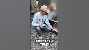 RV Maintenance Minute: Testing Your Tire Pressure Monitoring System (TPMS) #shorts #short