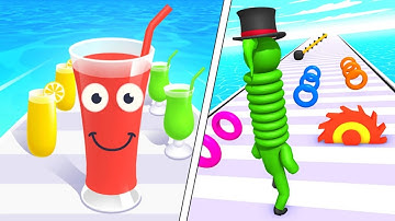 Help Me Tricky Puzzle Going Ball To...Juice Run,Long Neck Run, Satisfying Mobile Games